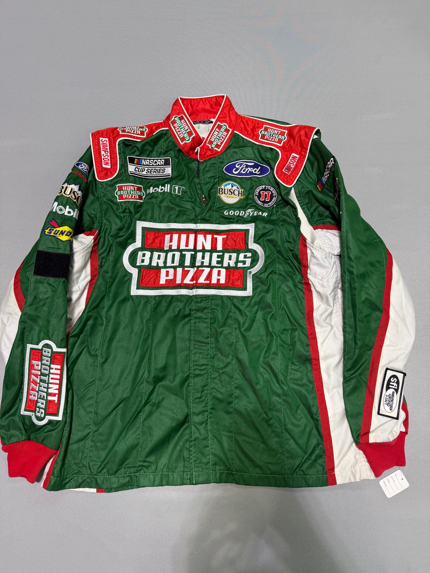 Kevin Harvick #4 Hunt Brothers Pizza Nascar 2 Piece Crew Firesuit C-48 W-38 L-30