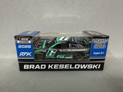Brad Keselowski #6 2026 Build Submarines Nascar 1/64 Diecast