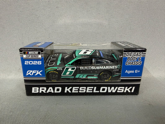 Brad Keselowski #6 2026 Build Submarines Nascar 1/64 Diecast