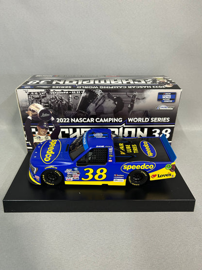 Zane Smith #38 2022 Autographed Speedco Champion Nascar Diecast