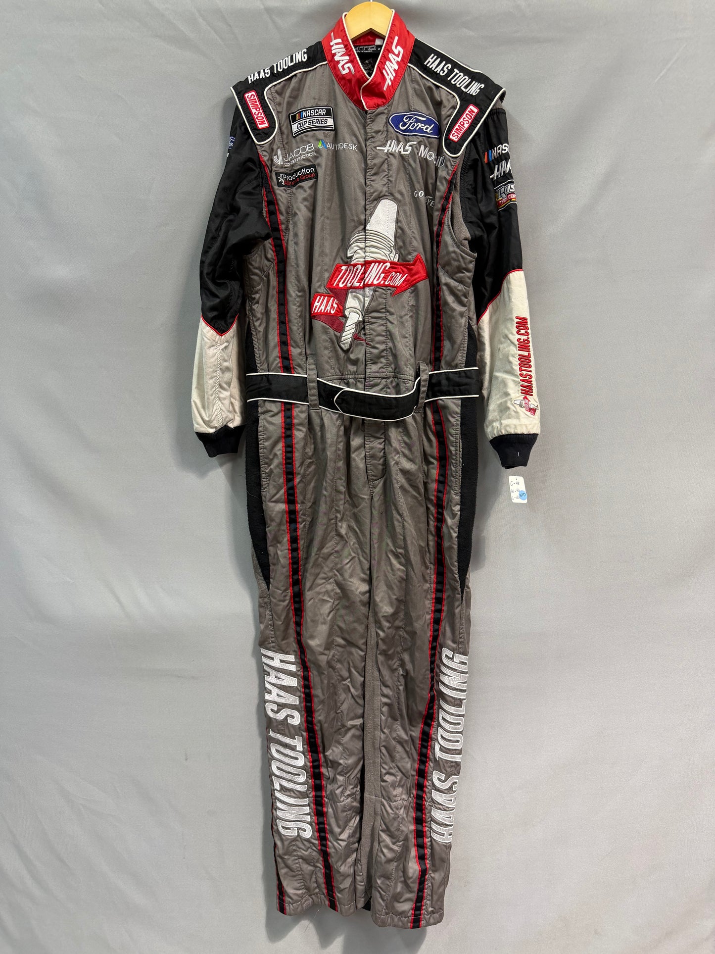 Cole Custer #41 Haas Tooling Nascar Crew Firesuit C-48 W-40 L-32