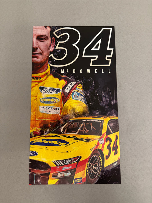 Michael McDowell #34 2022 Loves Truck Stop Nascar Hero Card