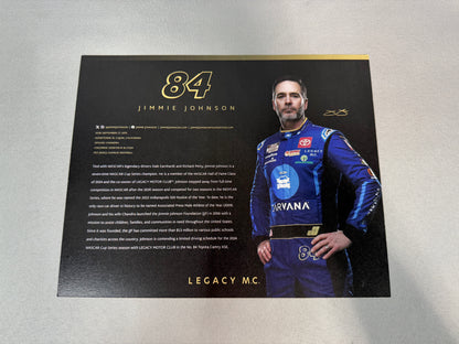 Jimmie Johnson #84 2024 Indianapolis Carvana Nascar Hero Card