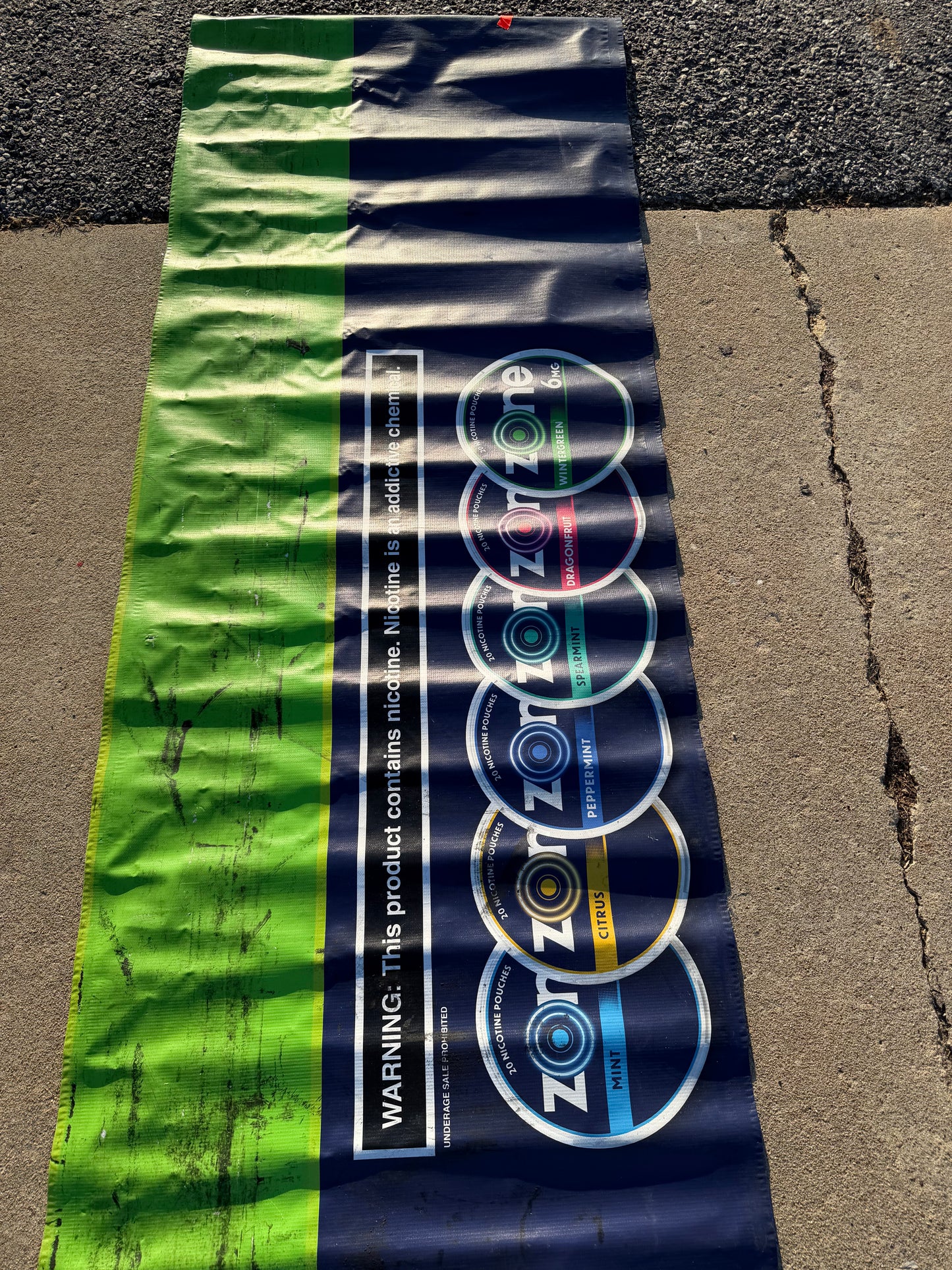 Kyle Busch #8 2025 Zone Nascar Pit Wall Banner