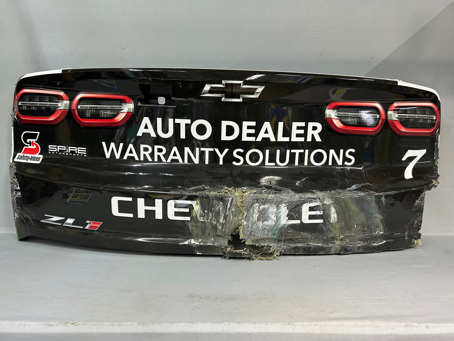 Justin Haley #7 2025 Kansas Nations Guard Nascar Rear Bumper