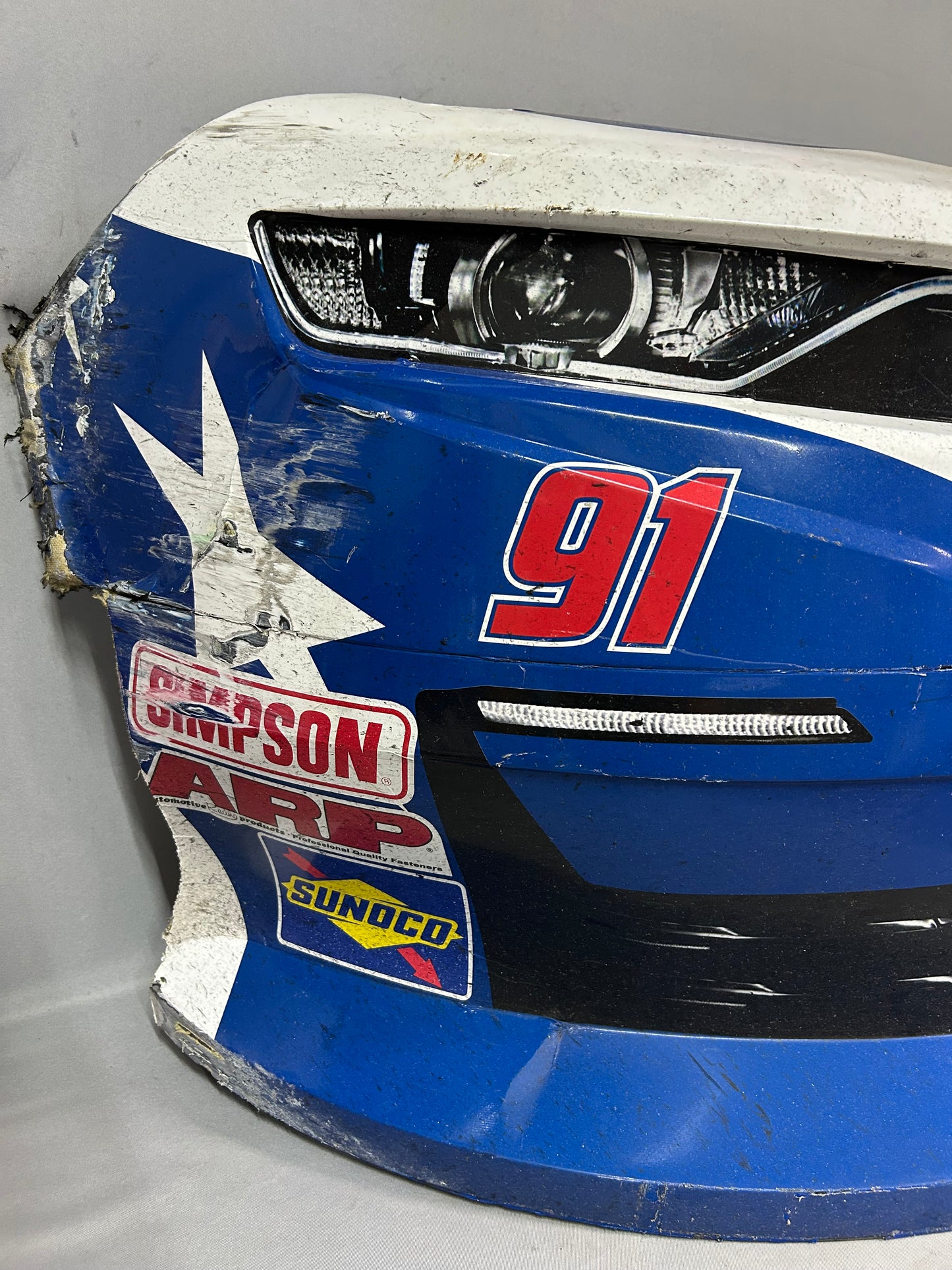 CJ McLaughlin #91 2025 Atlanta Main Street Auto Nascar Front Nose