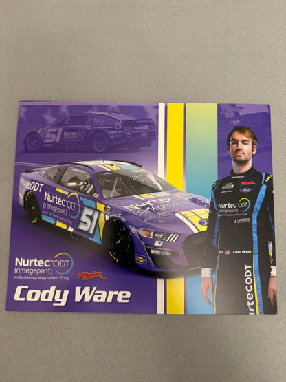 Cody Ware #52 2022 Nurtec Nascar Hero Card