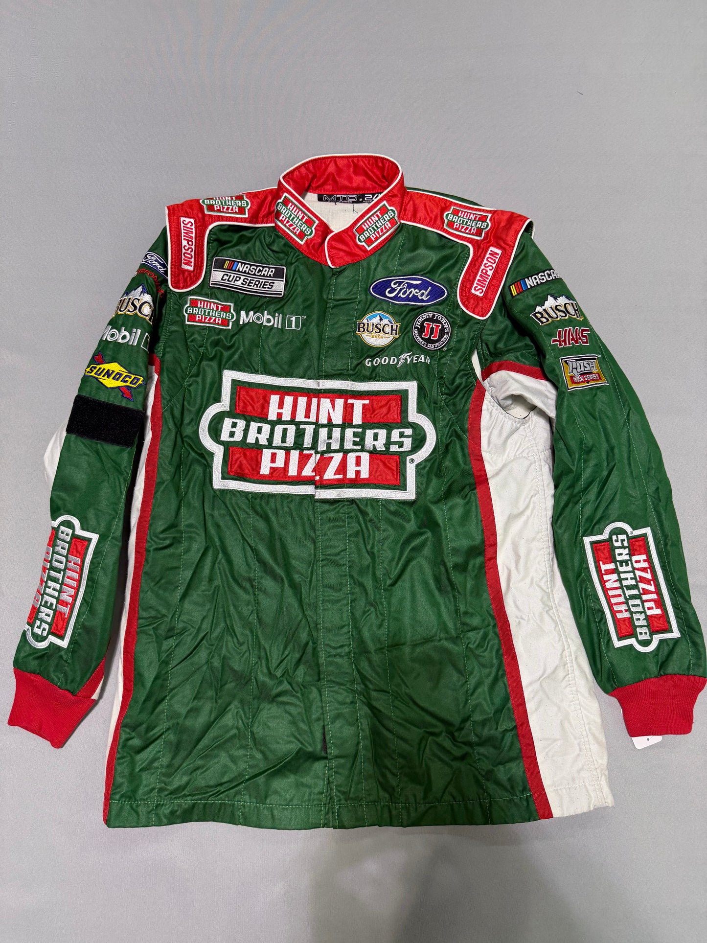 Kevin Harvick #4 Hunt Brothers Pizza Nascar 2 Piece Crew Firesuit C-44 W-34 L-34