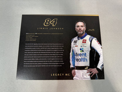 Jimmie Johnson #84 2024 Advent Health Nascar Hero Card
