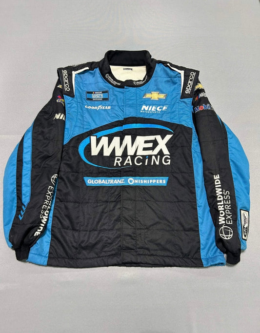 Carson Hocevar #42 2022 WWEX Nascar 2 Piece Crew Firesuit C-50 W-36 L-32