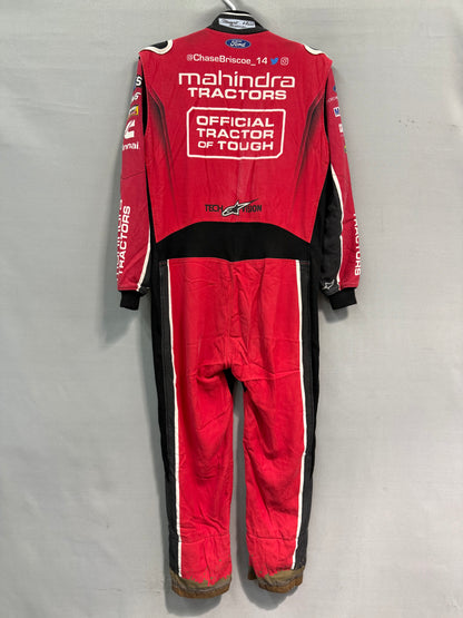 Chase Briscoe #14 2023 Mahindra Tractors Nascar Autographed Driver Firesuit