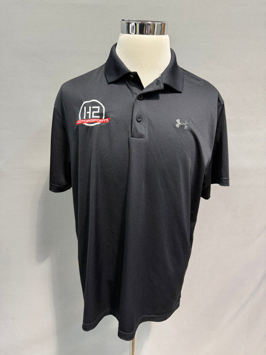 H2 Motorsports Nascar Team Issued Polo Shirt Size XL