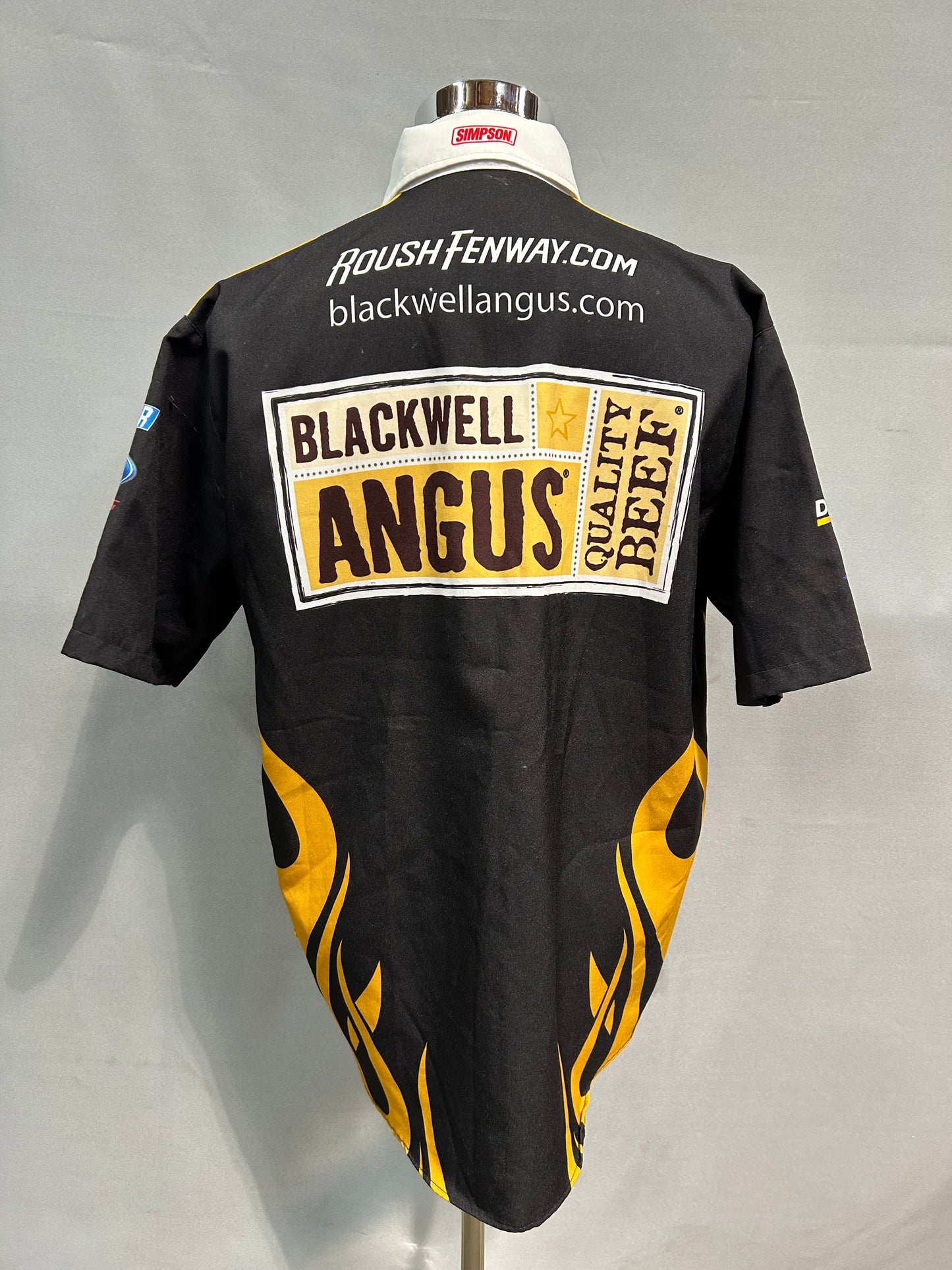Ricky Stenhouse Jr #6 Blackwell Angus Nascar Crew Shirt Size Large
