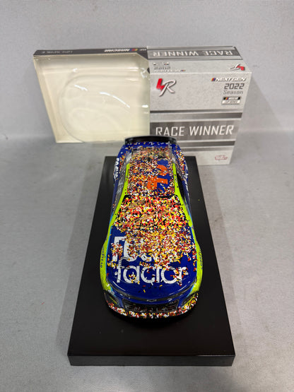 Erik Jones #43 2022 Darlington Win Focus Factor Nascar Dual Autographed Diecast