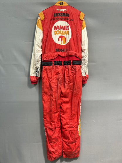 Erik Jones #43 2024 Family Dollar Nascar Crew Firesuit C-54 W-40 L-34