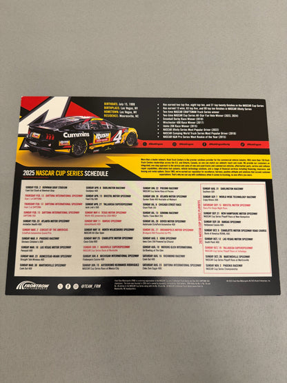 Noah Gragson #4 2025 Rush Truck Centers Nascar Hero Card