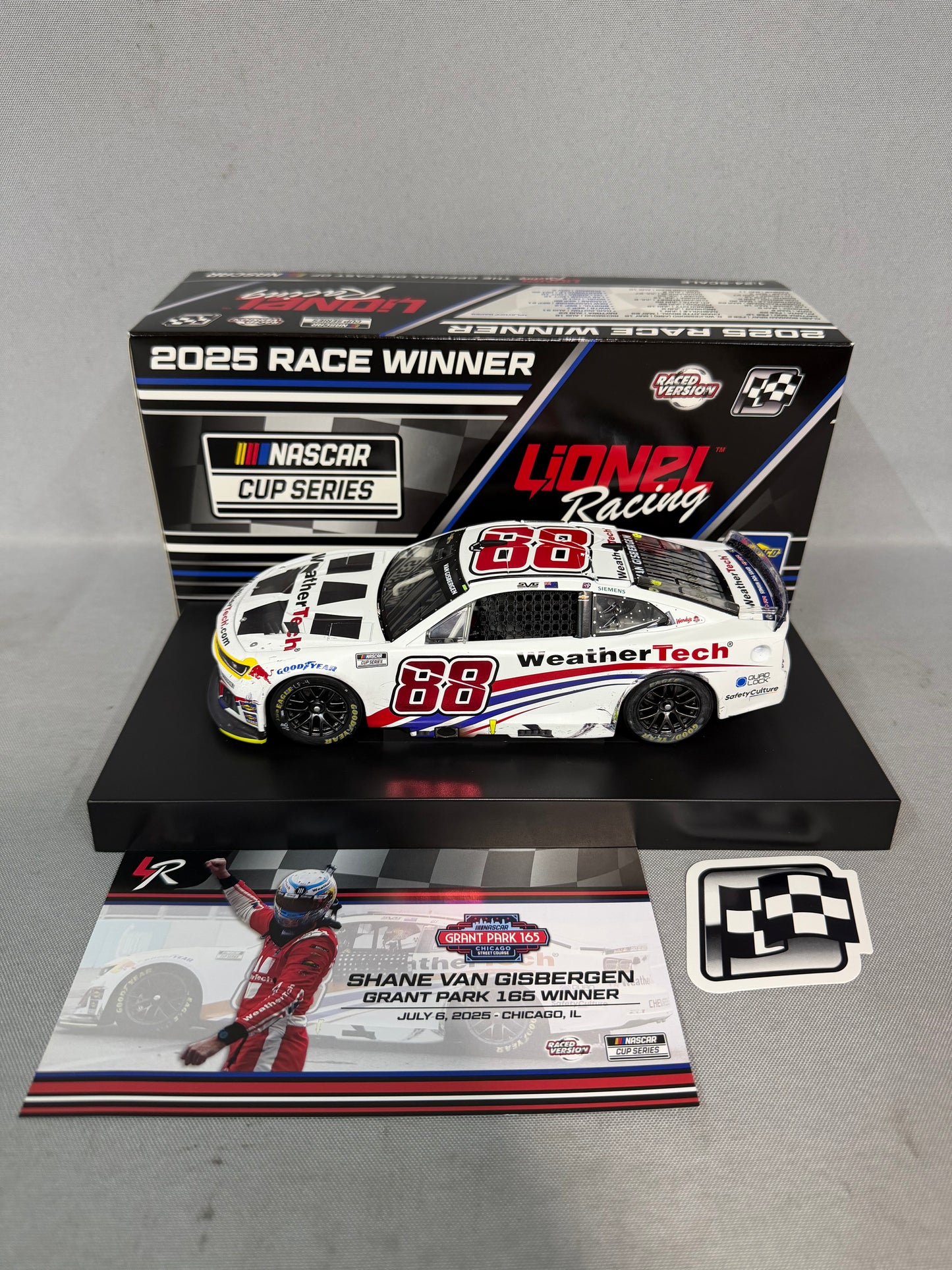 Shane Van Gisbergen #88 2025 Chicago Win Weathertech Nascar Diecast