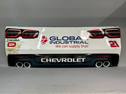 Austin Hill #21 2025 Pocono Global Industrial Nascar Rear Bumper