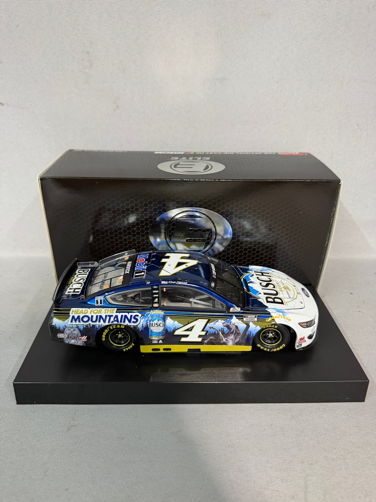 Kevin Harvick #4 2021 Busch Head For The Mountains Elite Liquid Color Nascar Diecast