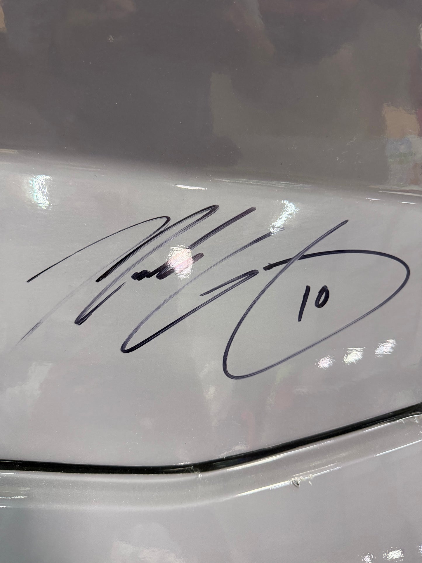 Noah Gragson #10 2024 COTA Rush Truck Centers Nascar Autographed Rear Bumper