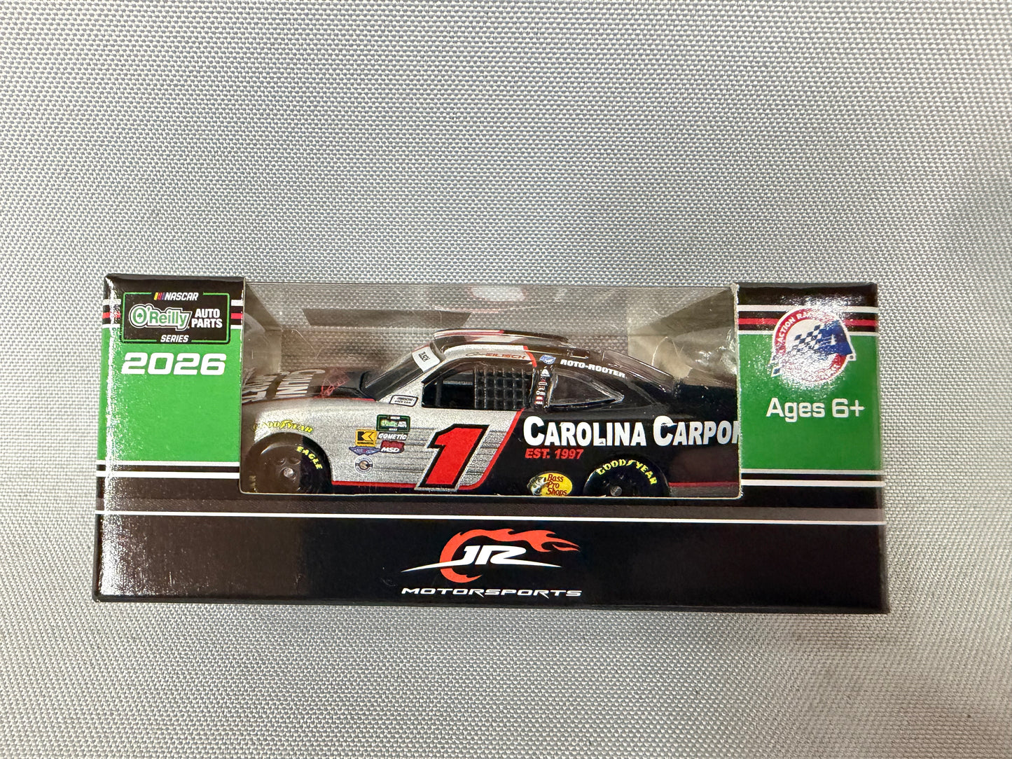 Connor Zilisch #1 2026 Carolina Carports Nascar 1/64 Diecast