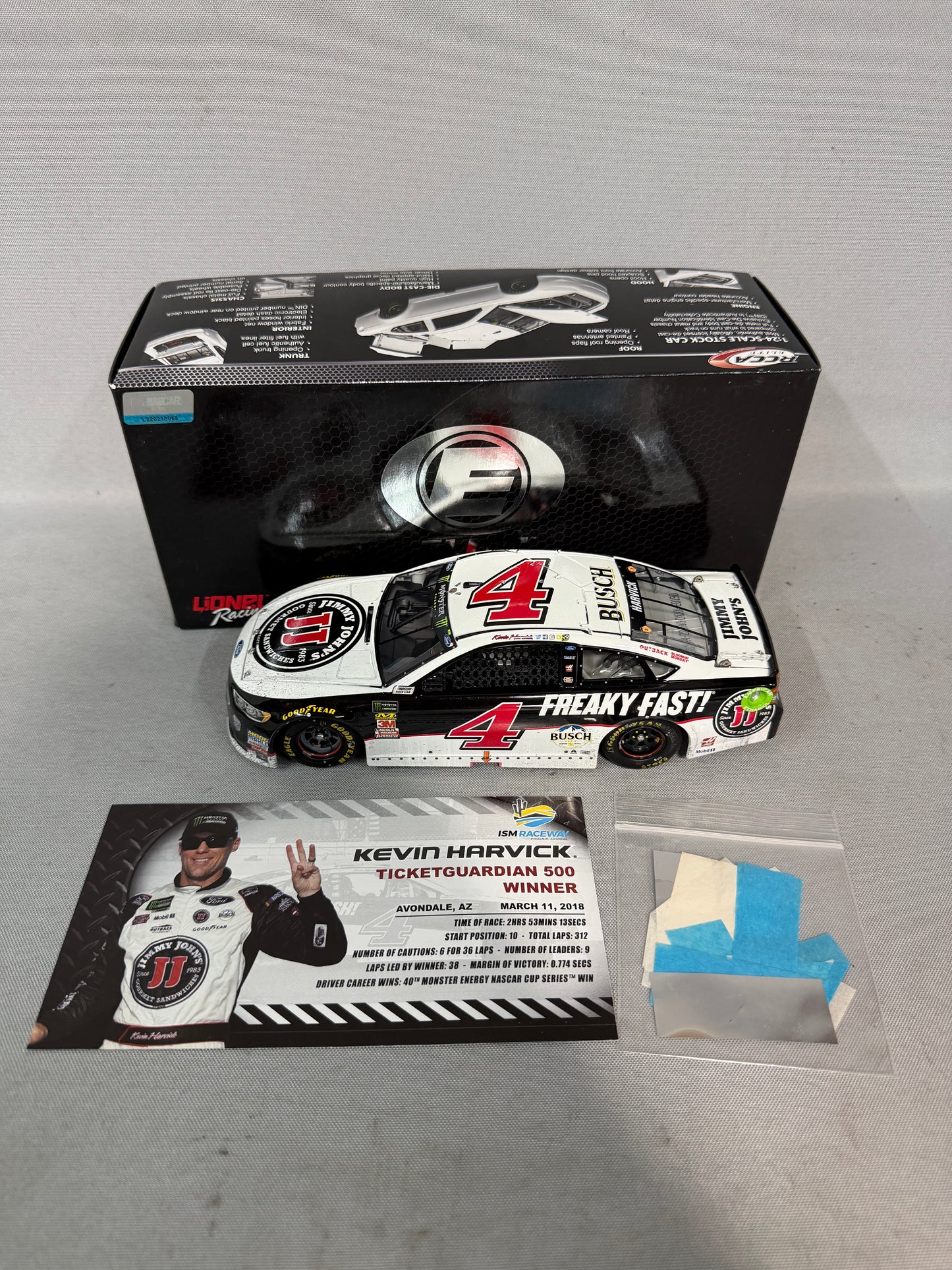 Kevin Harvick #4 2018 Phoenix Win Jimmy Johns Elite Nascar Diecast