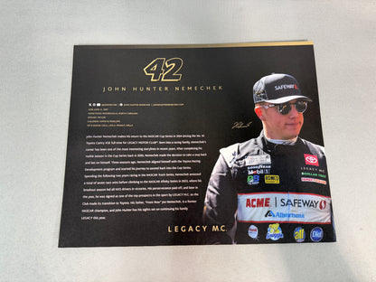 John Hunter Nemechek #42 2024 Safeway Acme Nascar Hero Card