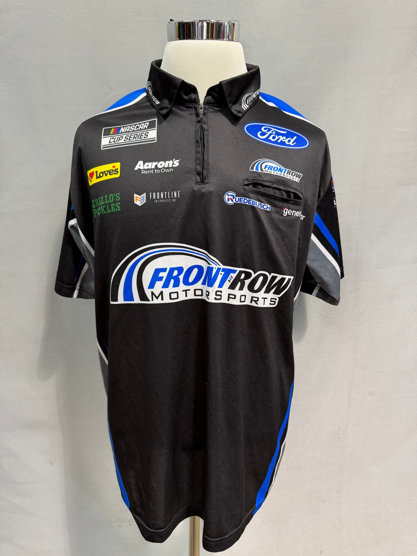 Todd Gilliland #38 2025 Front Row Motorsports Nascar Crew Shirt Size 2XL