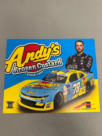 Anthony Alfredo #78 2023 Andy’s Custard Nascar Hero Card