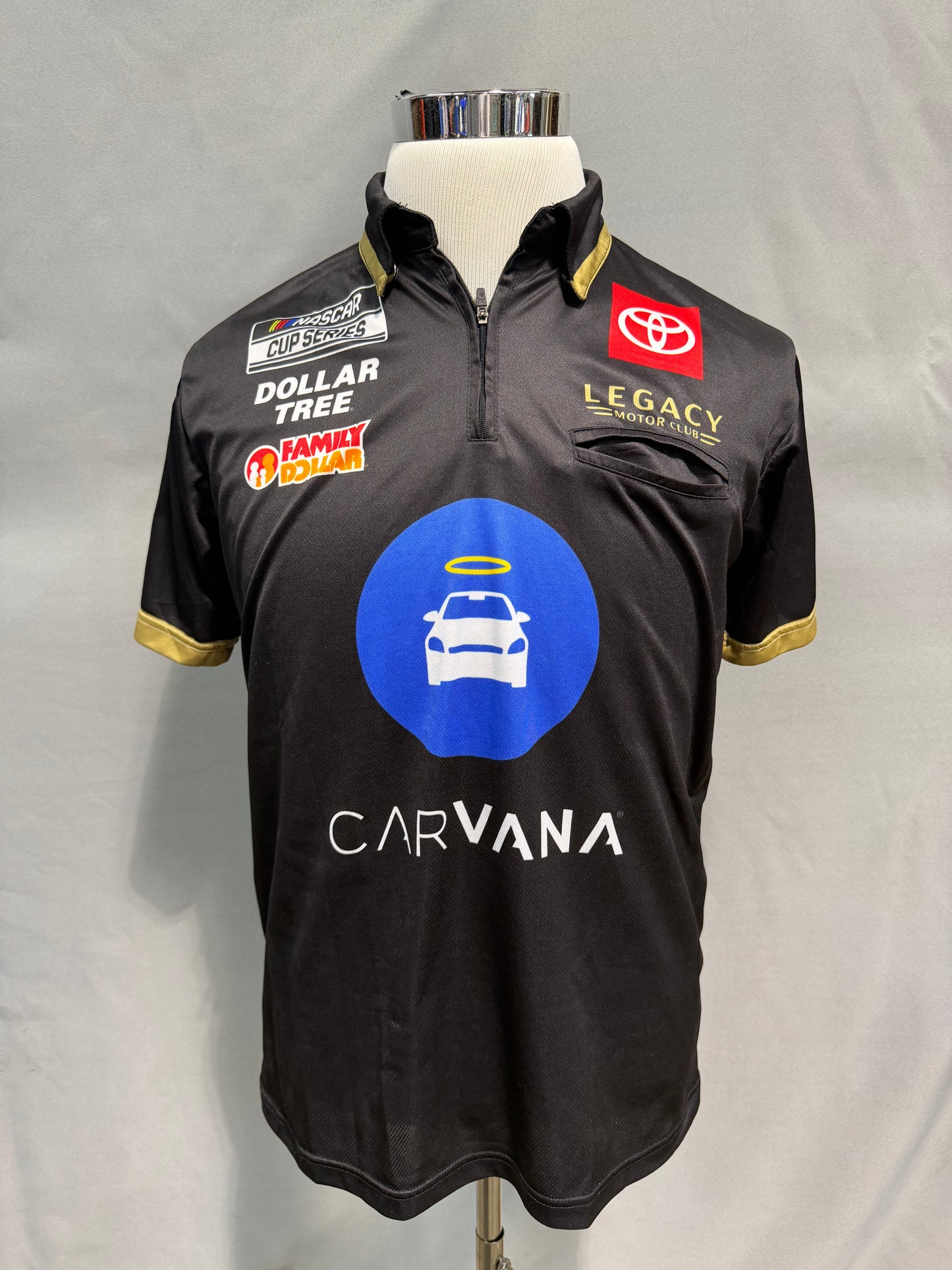 Jimmie Johnson #84 2025 Charlotte Carvana 700th Start Nascar Crew Shirt Size Medium