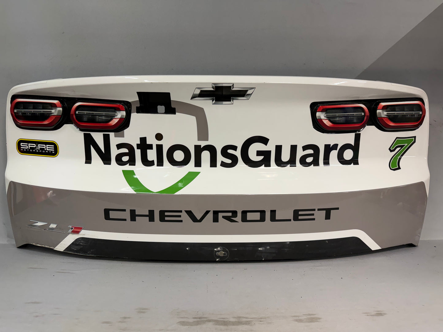 Daniel Suarez #7 2026 Kansas 1 Nations Guard Nascar Rear Bumper