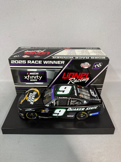 Daniel Suarez #9 2025 Mexico City Win Quaker State Nascar Autographed Diecast