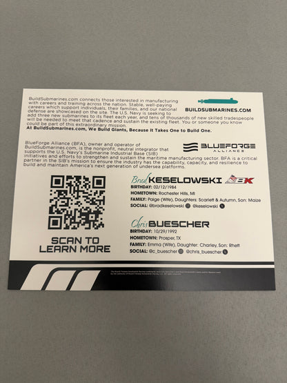 RFK Racing 2024 Build Submarines Nascar Hero Card