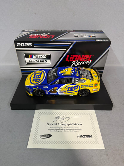 Noah Gragson #4 2025 Zep Nascar Autographed Diecast