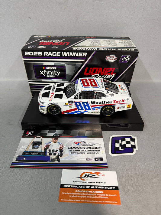 Connor Zilisch #88 2025 WWTR Gateway Win Weathertech Nascar Autographed Diecast