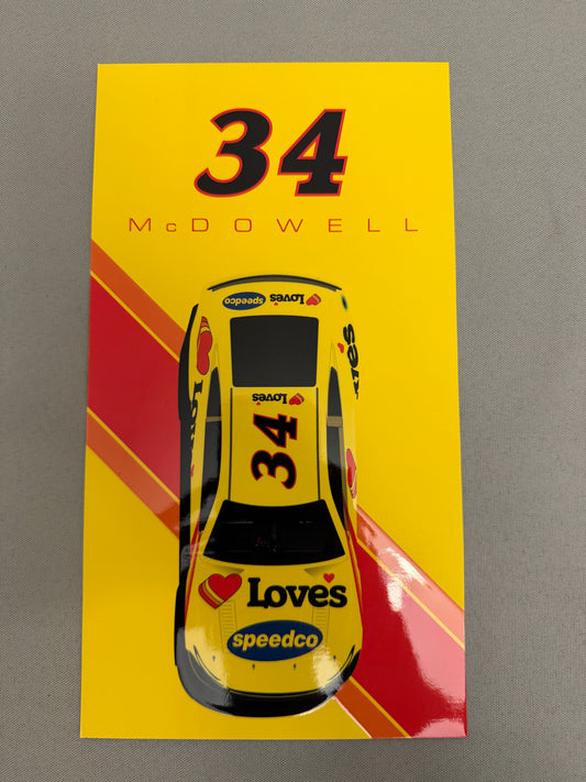 Michael McDowell #34 2023 Loves Truck Stop Nascar Hero Card