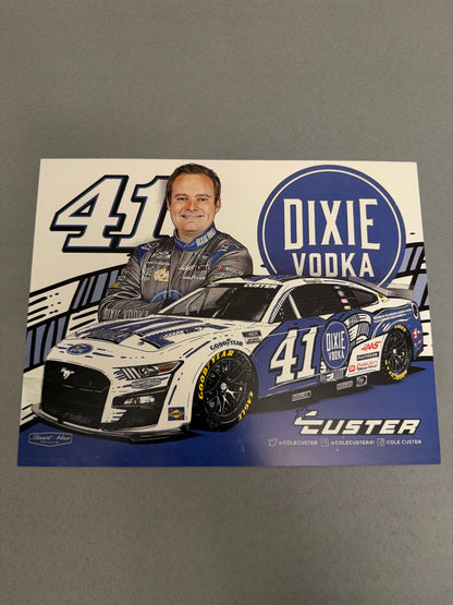 Cole Custer #41 2022 Dixie Vodka Nascar Hero Card