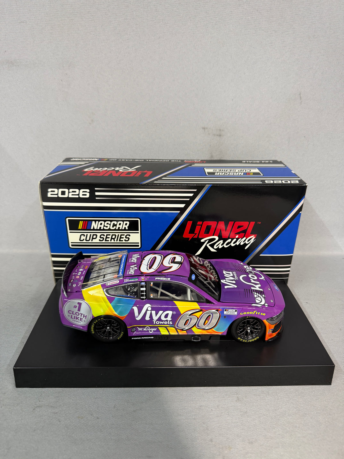 Ryan Preece #60 2026 Kroger Viva Towels Tribute Nascar Autographed Diecast