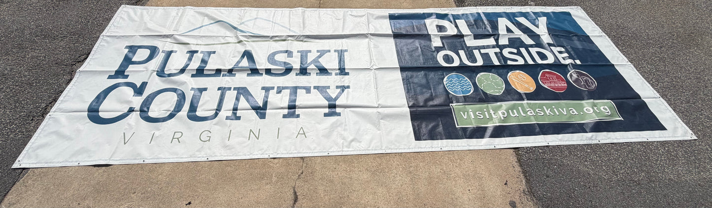 Pulaski County SRX Series Trackside Sponsor Banner