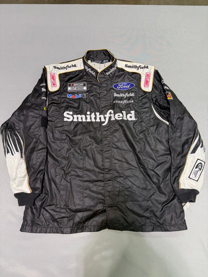 Aric Almirola #10 Smithfield Nascar 2 Piece Crew Firesuit C-50 W-40 L-32
