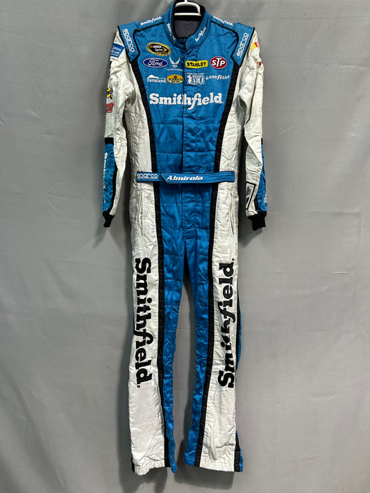 Aric Almirola #43 2013 Petty Blue Smithfield Nascar Driver Firesuit