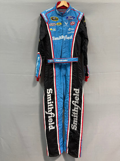 Aric Almirola #43 2016 Smithfield Nascar Autographed Driver Firesuit