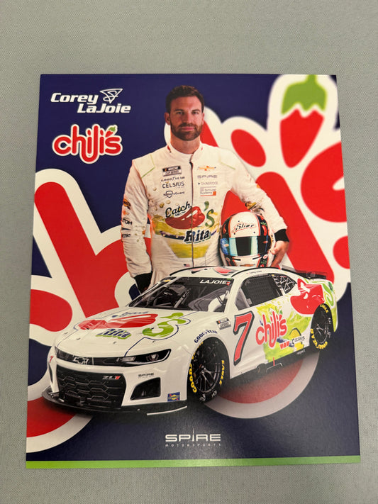 Corey Lajoie #7 2024 Chilis Catch A Rita Nascar Hero Card