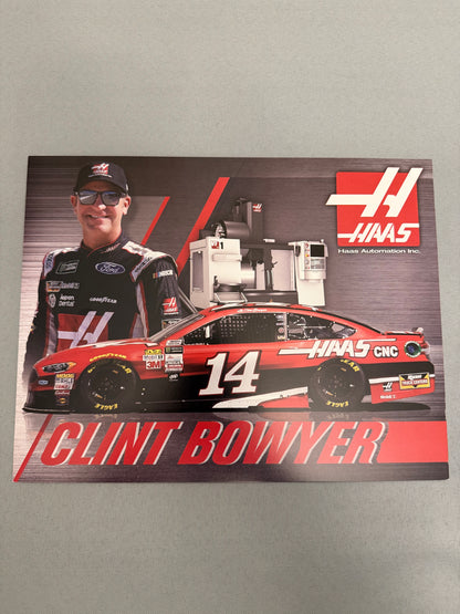 Clint Bowyer #14 2017 Haas Automation Nascar Hero Card
