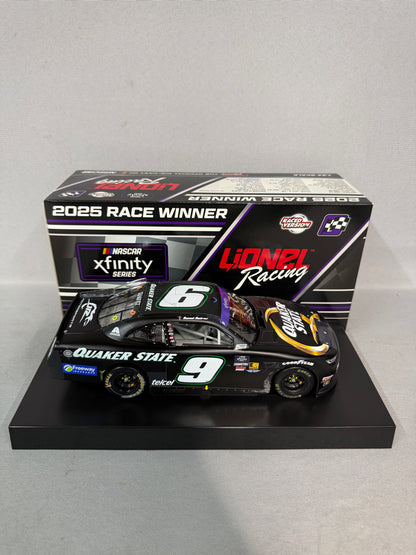 Daniel Suarez #9 2025 Mexico City Win Quaker State Nascar Autographed Diecast