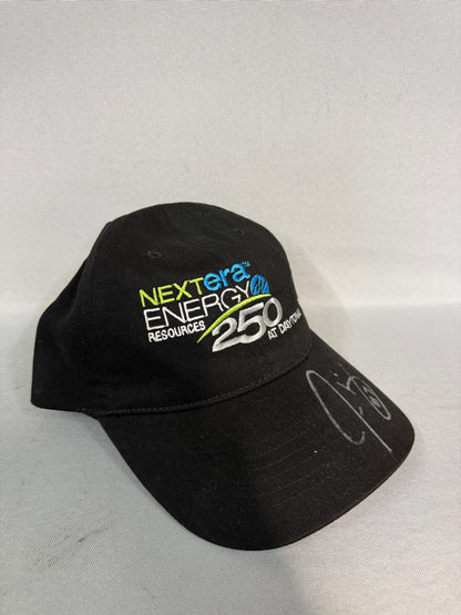 John King #7 2012 Daytona Nextera Energy 250 Nascar Autographed Victory Lane Hat