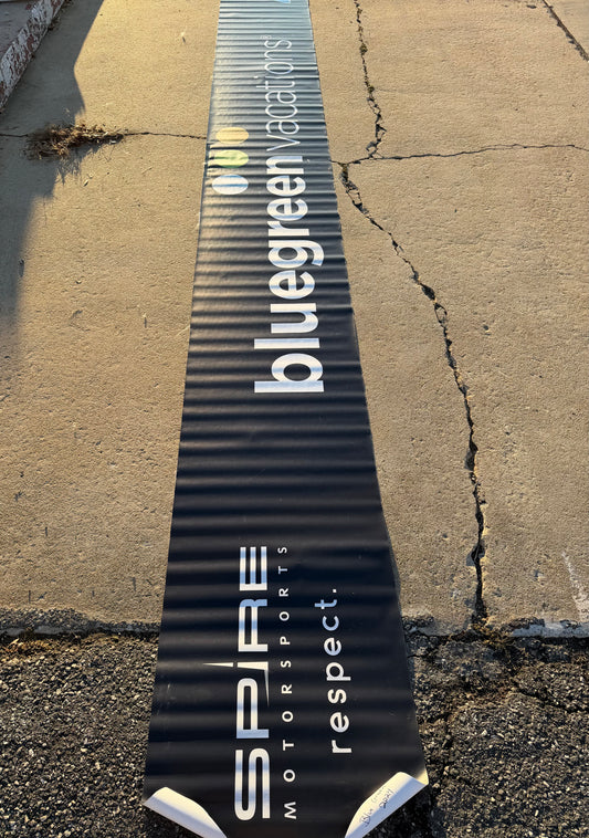 Corey Lajoie #7 2024 Daytona Blue Green Vacations Nascar Pit Wall Banner