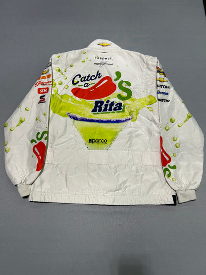Corey Lajoie #7 2024 Chilis Catch A Rita Nascar 2 Piece Crew Firesuit C-48 W-36 L-31
