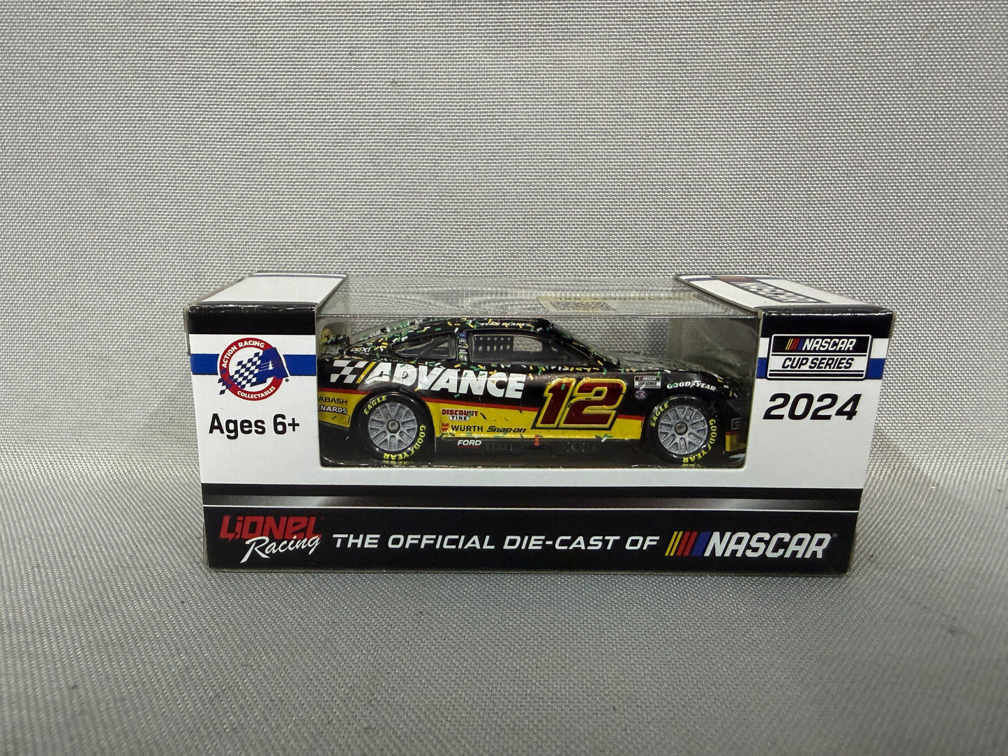 Ryan Blaney 2024 Iowa Win Advance Auto Parts Nascar 1/64 Diecast