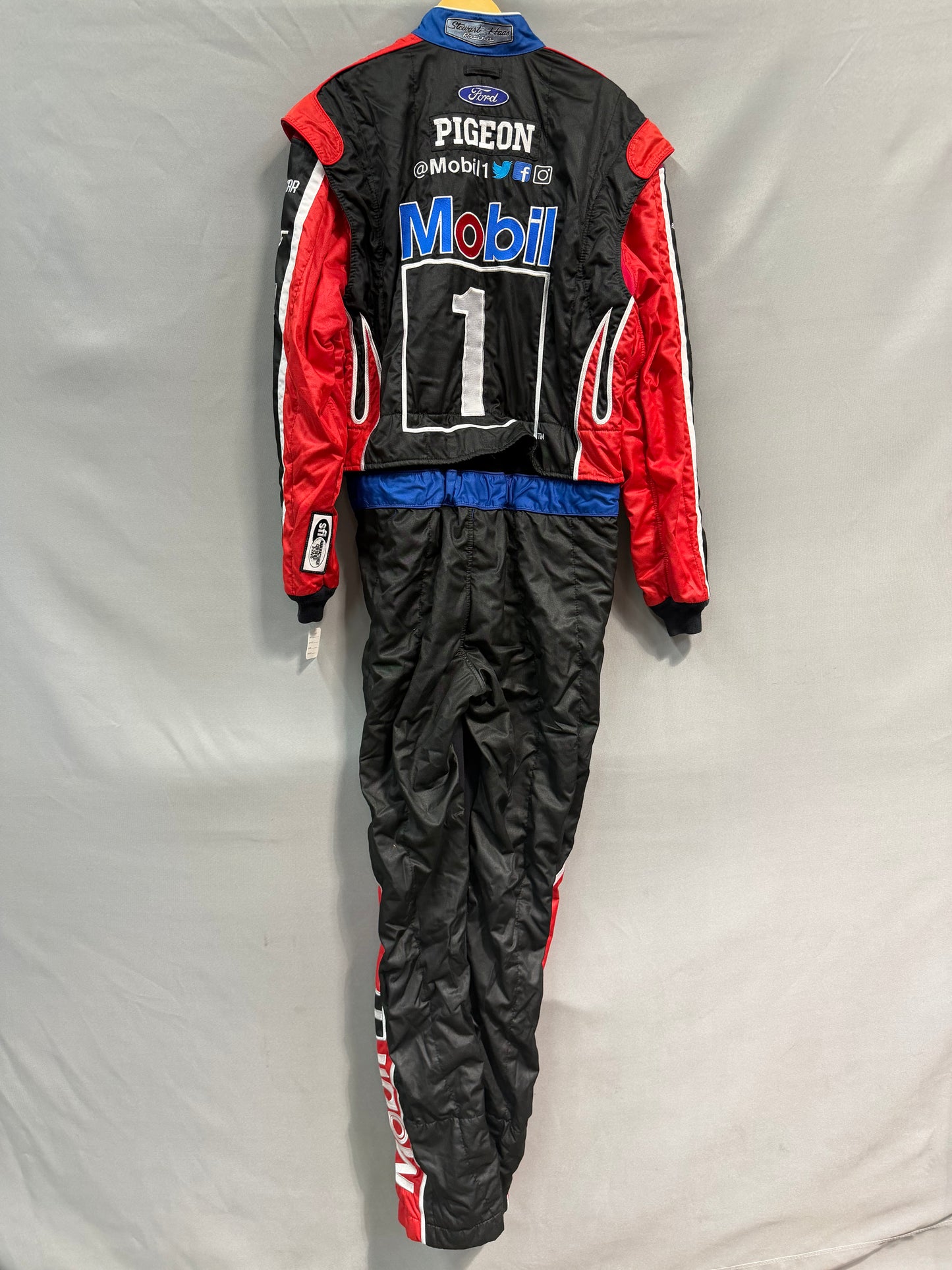Clint Bowyer #14 Mobil 1 Nascar Crew Firesuit C-48 W-40 L-35